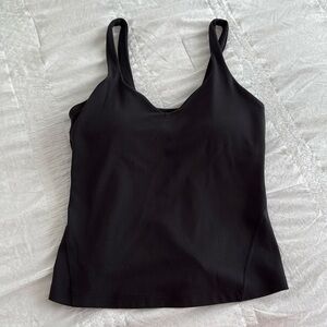Lululemon align tank, waist length, black